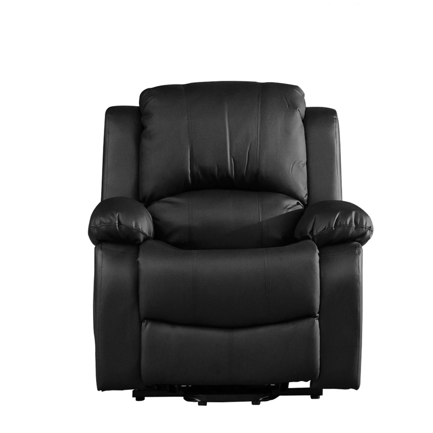 BB - 0089 - BL Leather Reclining Armchair
