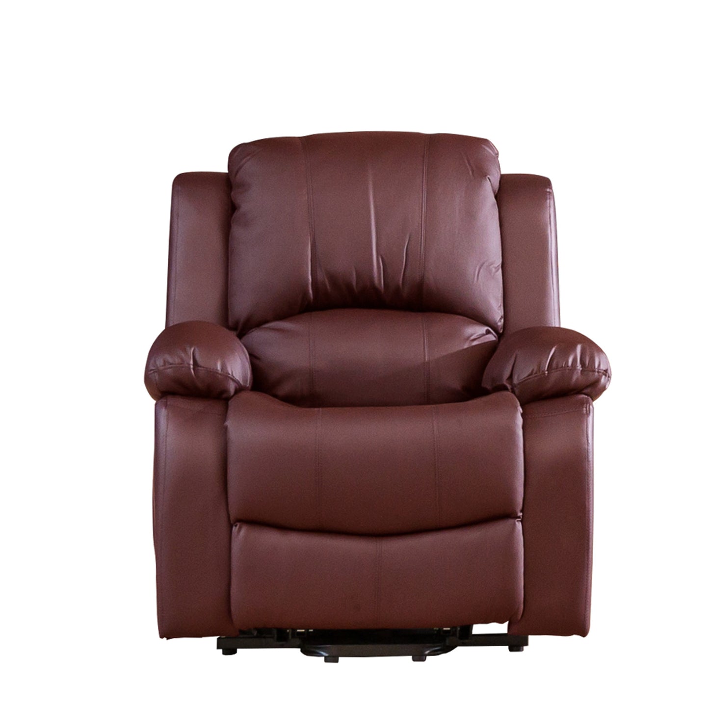 BB - 0089 - BL Leather Reclining Armchair
