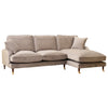 RR - 1977 - VF Velvet Large RHF Corner Sofa