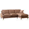 RR - 1977 - VF Velvet Large RHF Corner Sofa