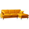 RR - 1977 - VF Velvet Large RHF Corner Sofa