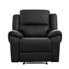 LL - D7505A - BL Leather Electric Recliner Armchair