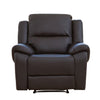 LL - D7505A - BL Leather Electric Recliner Armchair