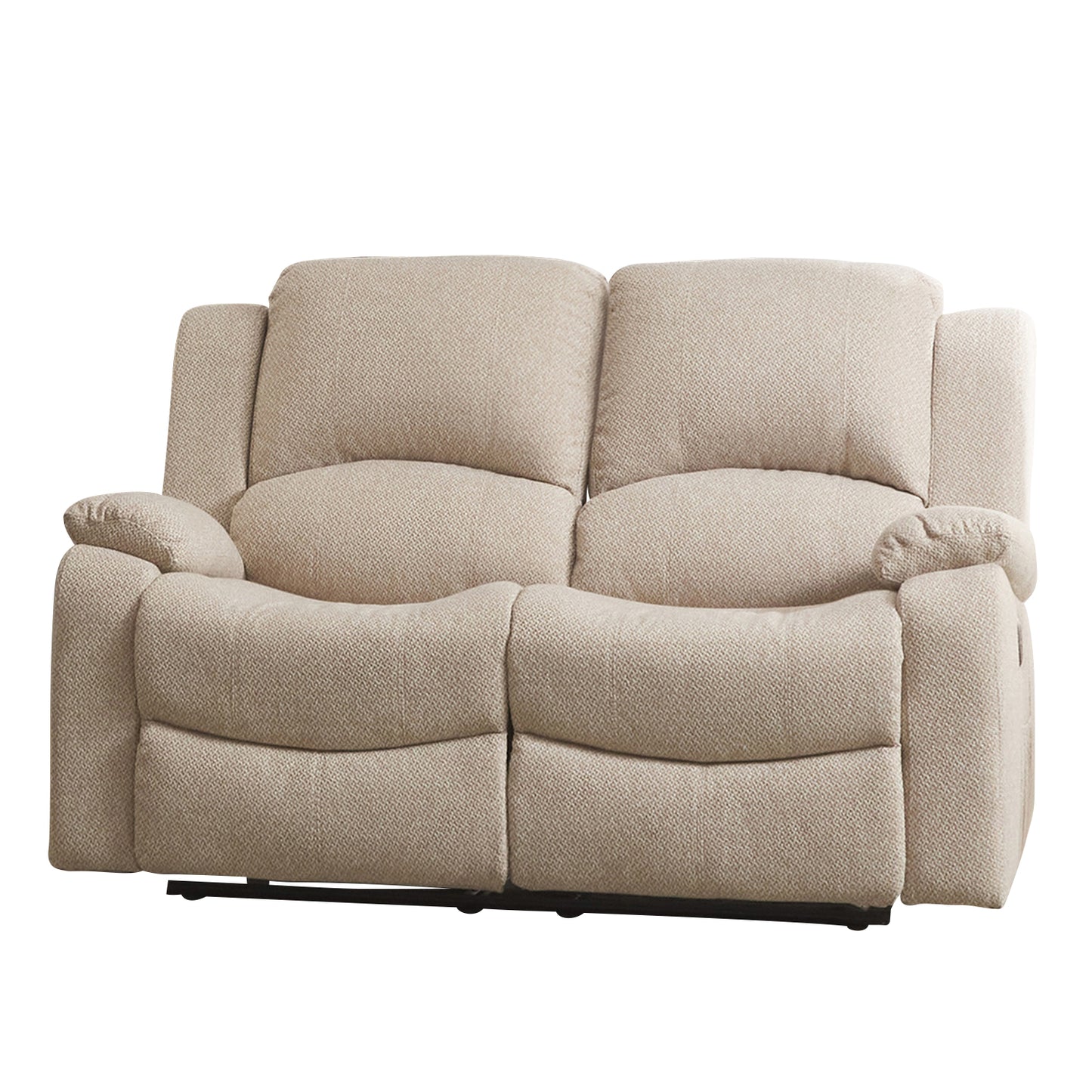 BB - 0089 - TF Fabric 2 Seat Recliner Sofa