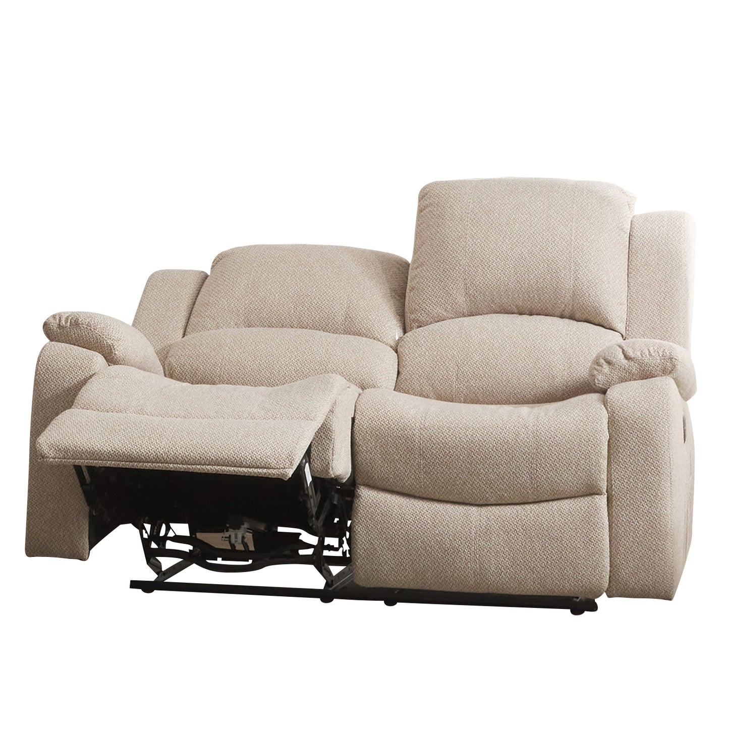 BB - 0089 - TF Fabric 2 Seat Recliner Sofa