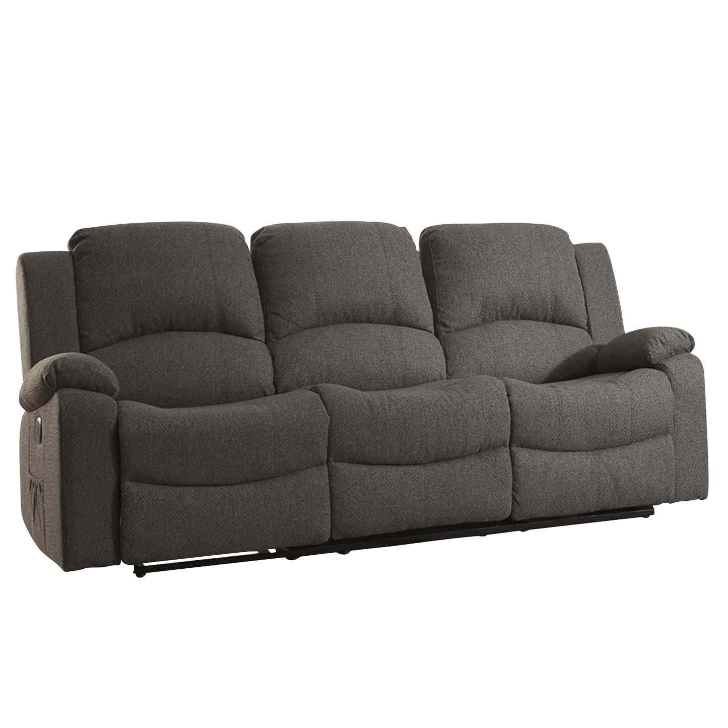 BB - 0089 - TF Fabric 3 Seat Recliner Sofa