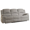 BB - 0089 - TF Fabric 3 Seat Recliner Sofa