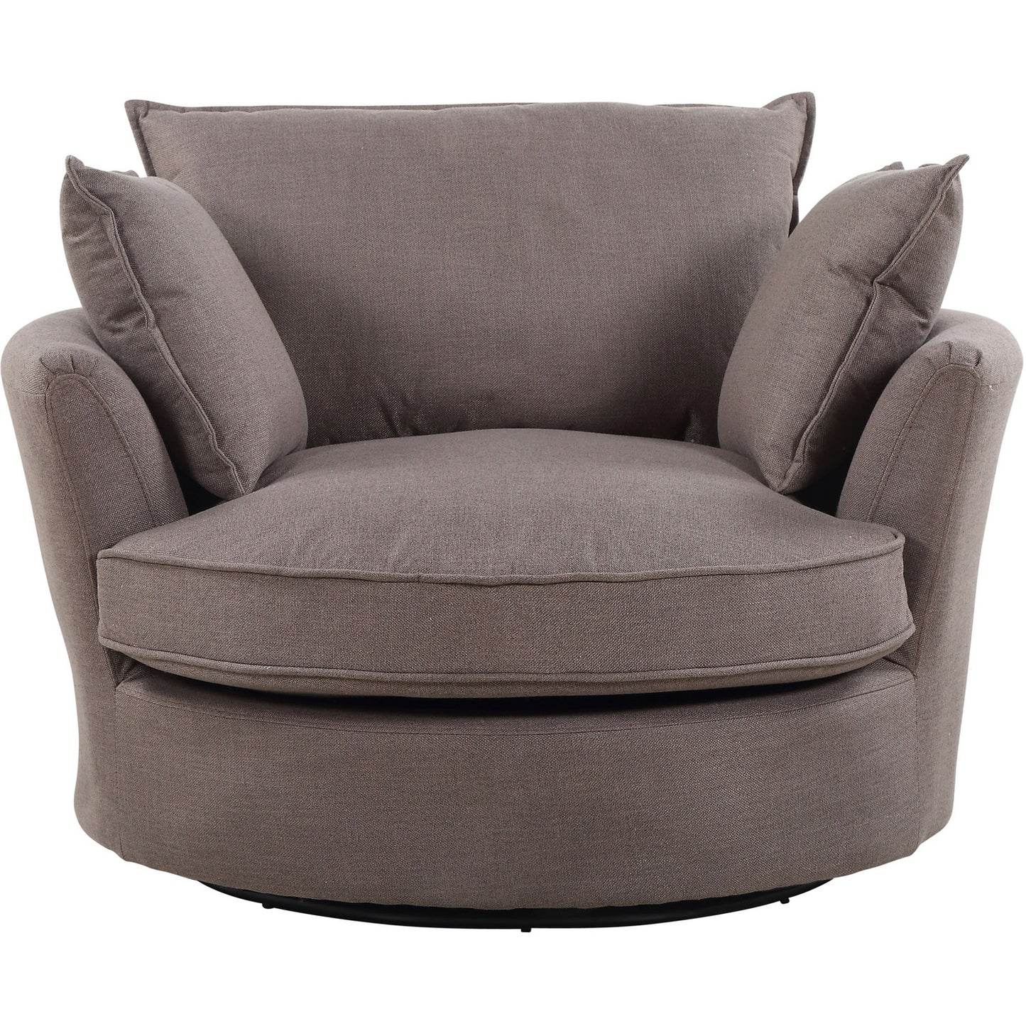 88 - 1106 - WF Fabric Swivel Base Cuddle Chair