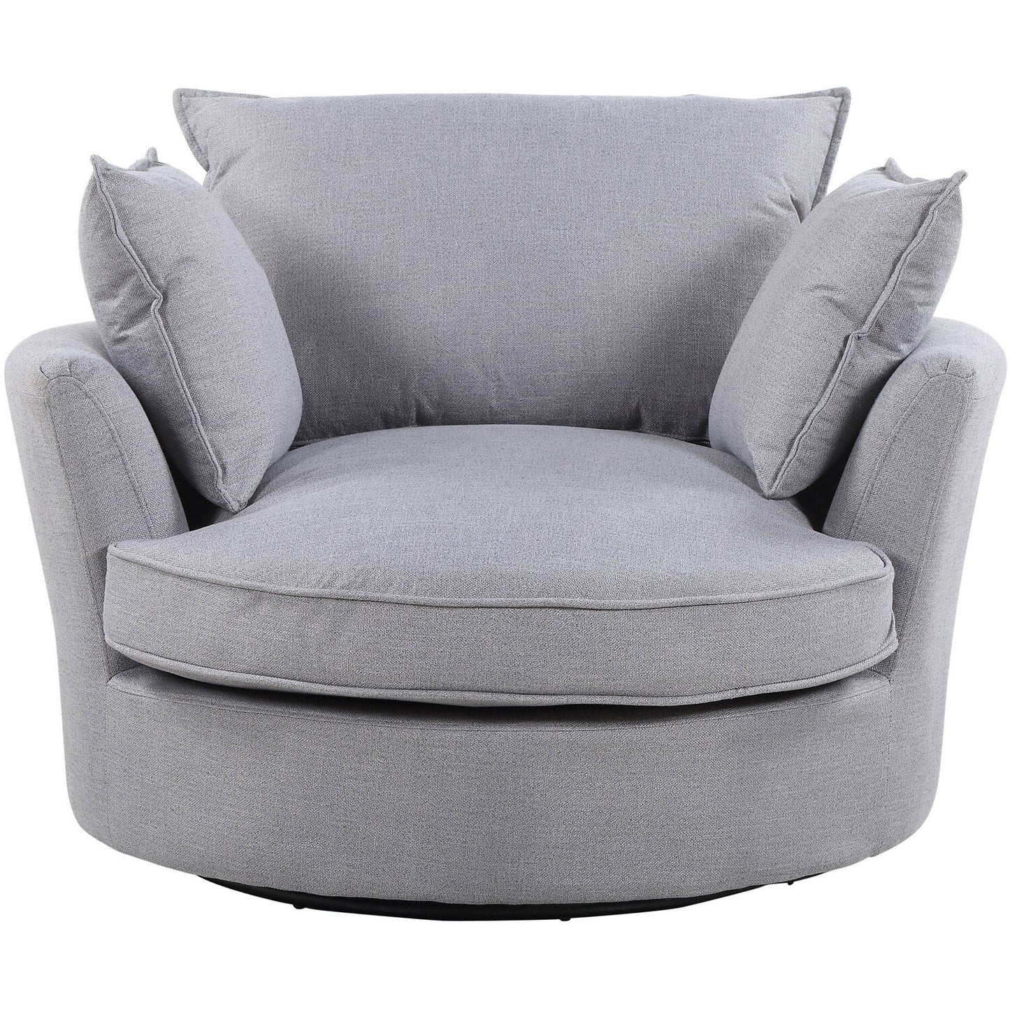 88 - 1106 - WF Fabric Swivel Base Cuddle Chair