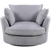 88 - 1106 - WF Fabric Swivel Base Cuddle Chair