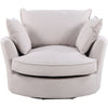 88 - 1106 - WF Fabric Swivel Base Cuddle Chair