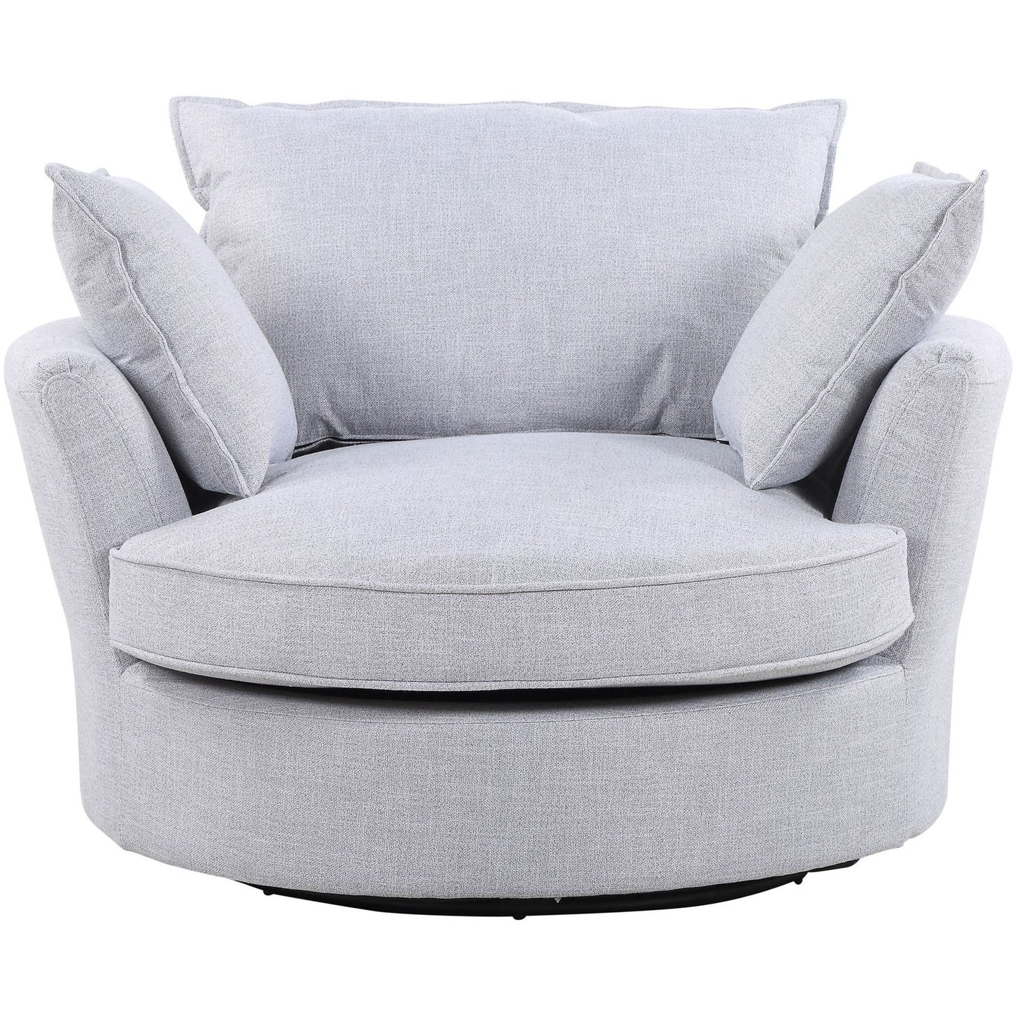 88 - 1106 - WF Fabric Swivel Base Cuddle Chair
