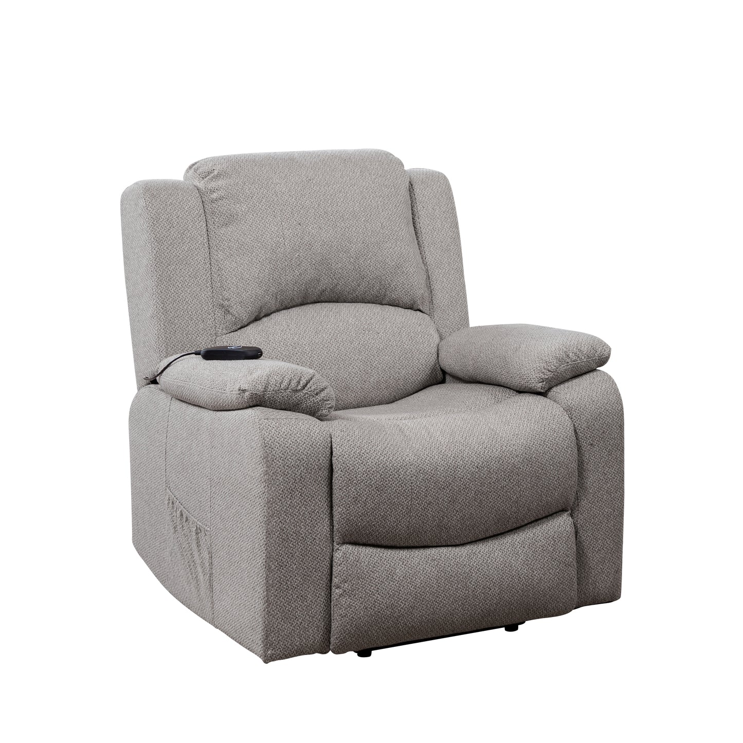 BB - 00819 - TF Fabric Heat & Massage Lift-Assist Recliner Chair