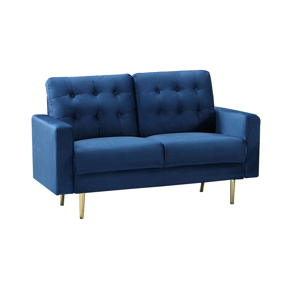 22 - 1132 - VF Velvet 2 Seat Sofa in a Box