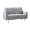 22 - 1132 - VF Velvet 2 Seat Sofa in a Box