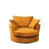 22 - 1561 - VF Velvet Swivel Base Cuddle Chair