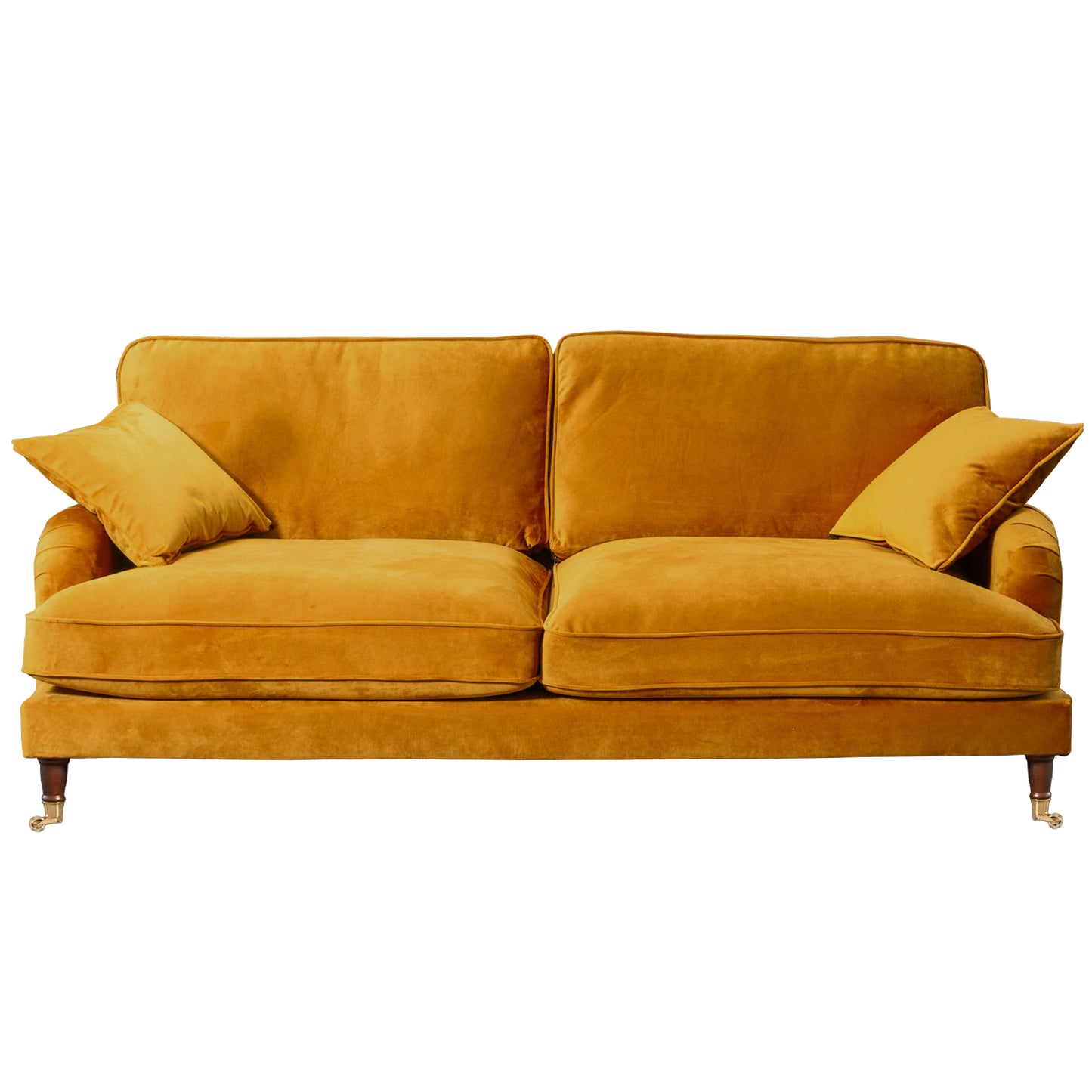 RR - 1977 - VF Velvet 4 Seat Sofa