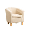 44 - 2057 - BF Boucle Fabric Tub Chair