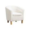 44 - 2057 - BF Boucle Fabric Tub Chair
