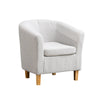 44 - 2057 - BF Boucle Fabric Tub Chair
