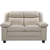 22 - 1088 - BL Leather 2 Seat Sofa