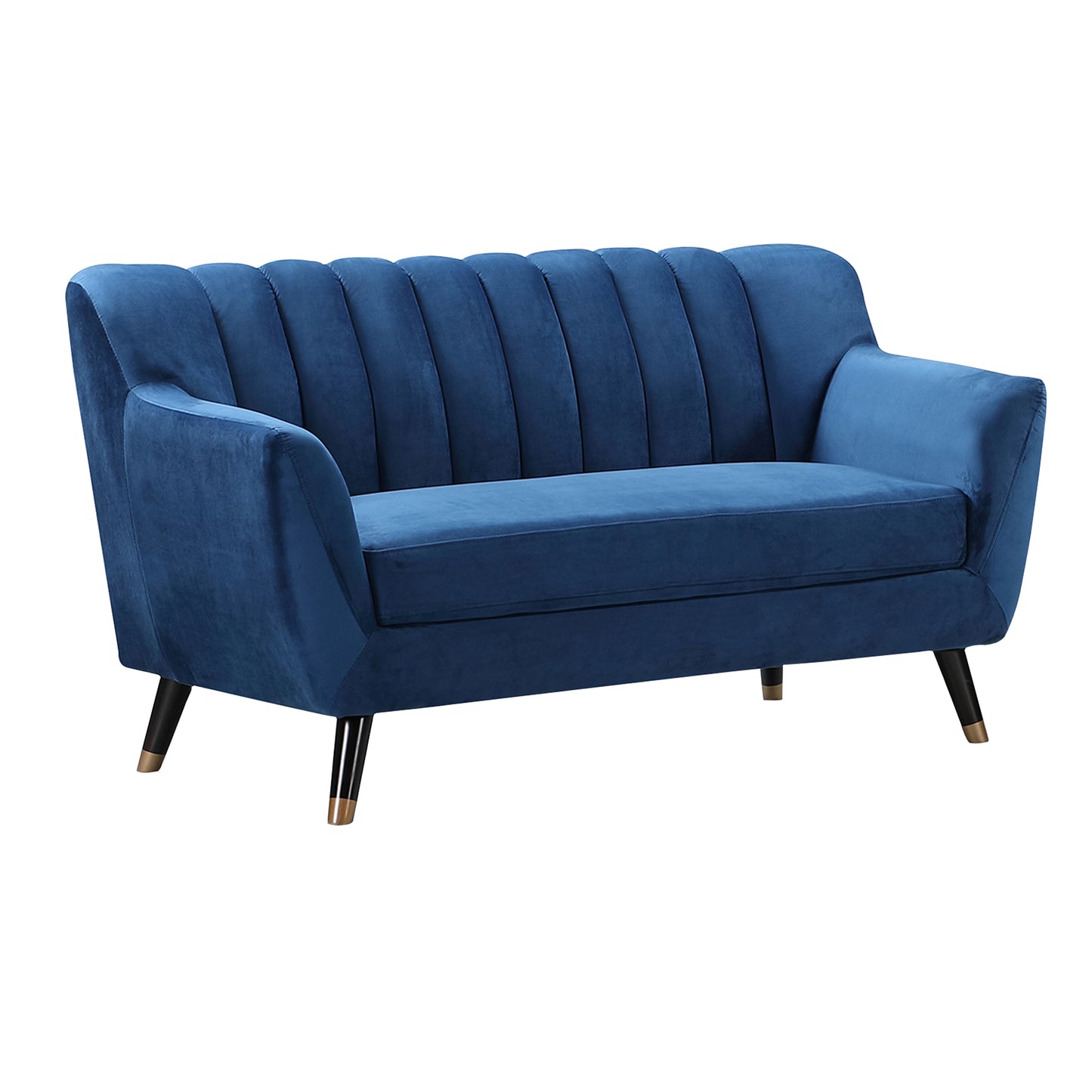 22 - 1125 - VF Velvet 2 Seat Sofa