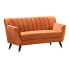 22 - 1125 - VF Velvet 2 Seat Sofa