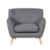22 - 1327 Light - TF Fabric Armchair