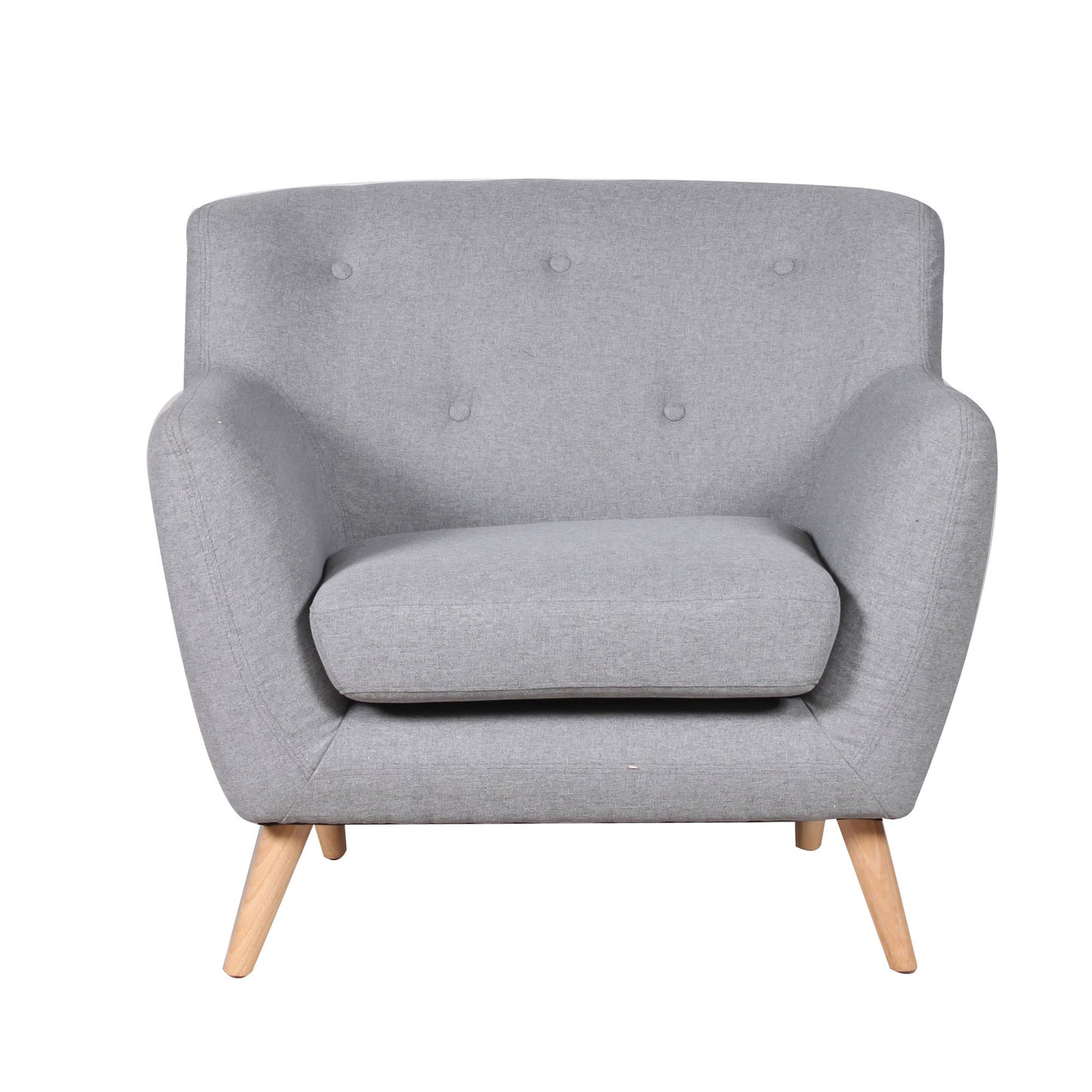 22 - 1327 Light - TF Fabric Armchair