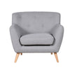 22 - 1327 Light - TF Fabric Armchair
