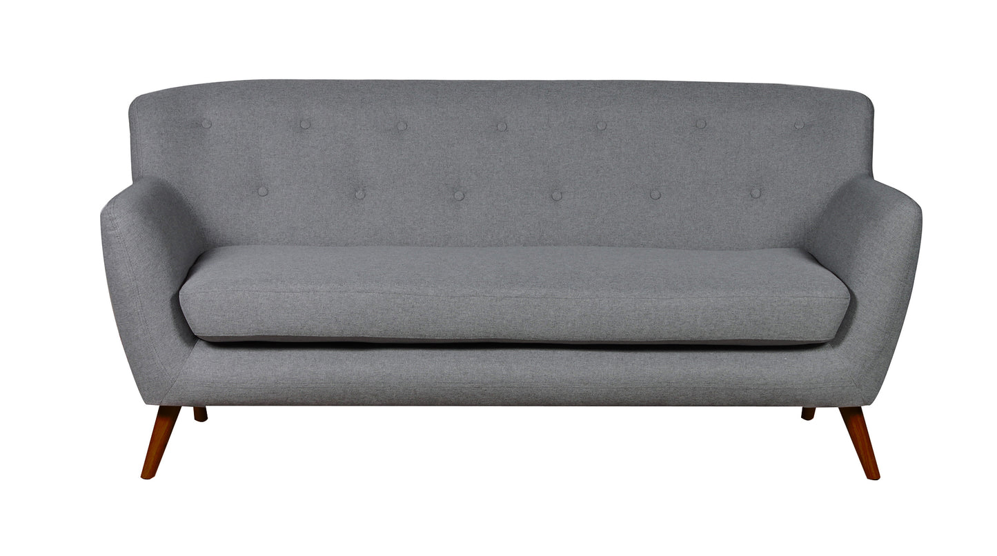 22 - 1327 Dark - TF Fabric 3 Seat Sofa