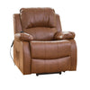 BB - 8002 - BL Leather Heat & Massage Lift-Assist Electric Recliner Chair