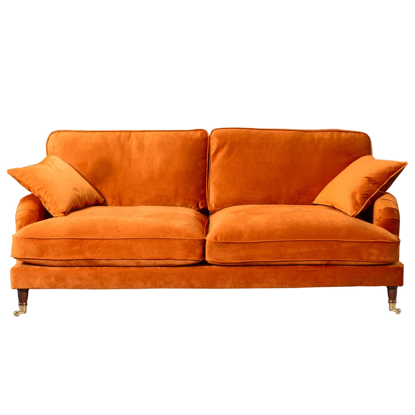 RR - 1977 - VF Velvet 4 Seat Sofa