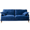 RR - 1977 - VF Velvet 4 Seat Sofa