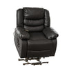 LL - 1892 - BL Leather Electric Lift-Assist Riser Recliner Chair
