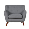 22 - 1327 Dark - TF Fabric Armchair