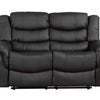 BB - 8849 - BL Leather 2 Seat Recliner Sofa