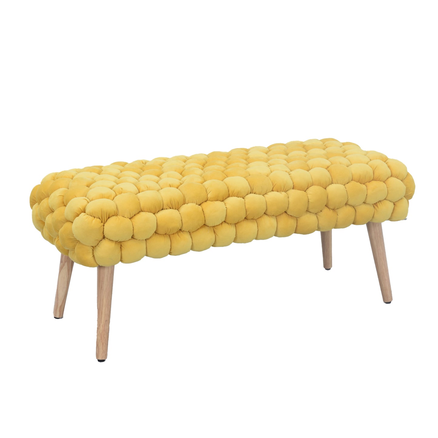 DF - 7018 - VF Velveteen Fabric Large Storage Ottoman