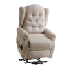 BB - 0082 - TF Fabric Heat & Massage Electric Lift-Assist Recliner Chair