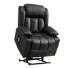 LL - 5065A - BL Leather Massage & Heat Electric Dual Motor Lift-Assist Riser Recliner Chair