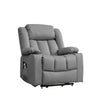 LL - 5065A - BL Leather Massage & Heat Electric Dual Motor Lift-Assist Riser Recliner Chair