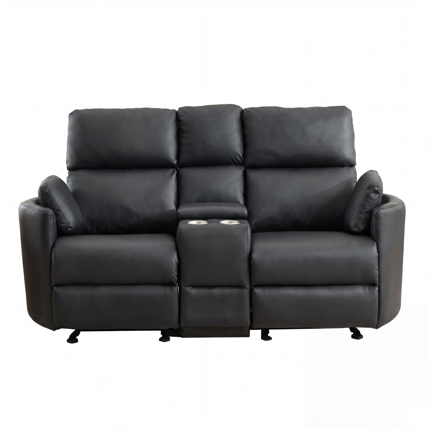 LL - 5072 - BL 2 Seat Rocker Recliner Sofa with Centre Console