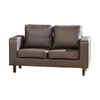 22 - 1696 - BL Leather 2 Seat Sofa