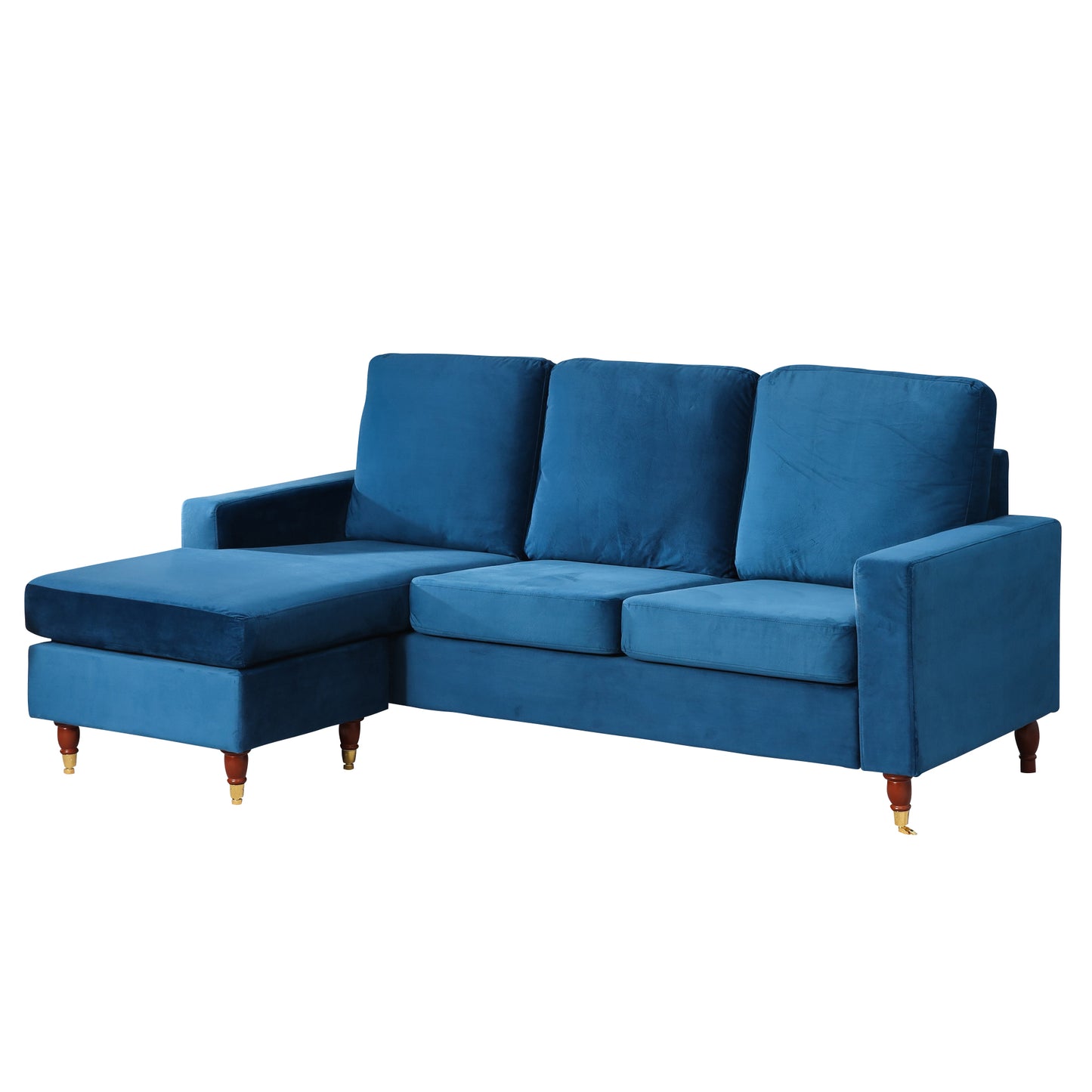 22 - 1650 - VF Velvet Reversible Corner Sofa