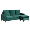 22 - 1650 - VF Velvet Reversible Corner Sofa