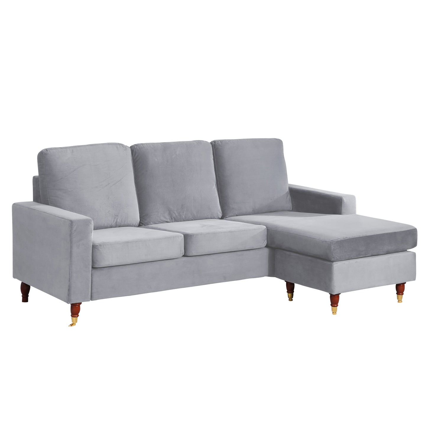 22 - 1650 - VF Velvet Reversible Corner Sofa