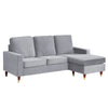 22 - 1650 - VF Velvet Reversible Corner Sofa