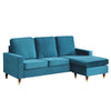 22 - 1650 - VF Velvet Reversible Corner Sofa