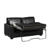 44 - 9015 - BL Leather Sofabed