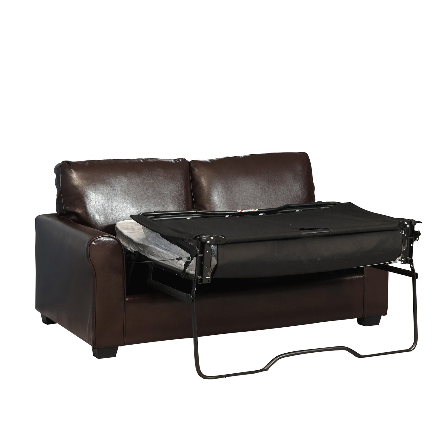 44 - 9015 - BL Leather Sofabed